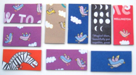 Little magnet gifts from dated brochures